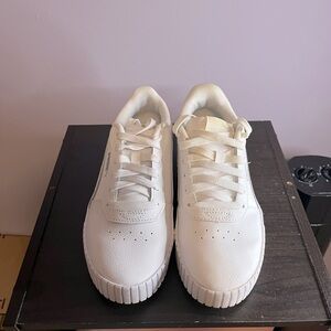 Puma White Athletic Shoes